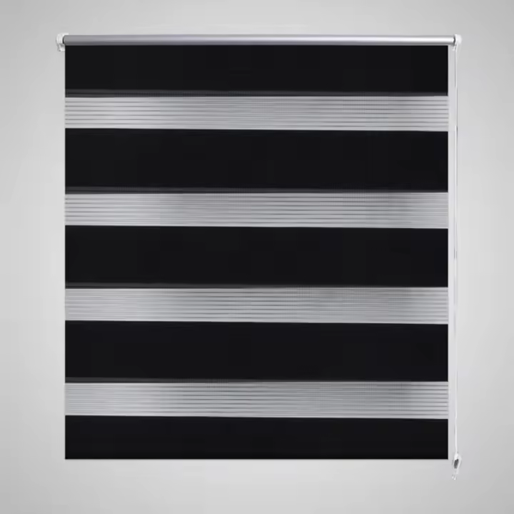 Persiana Cebra 140 x 175cm Negro - 1