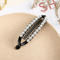 Pinza Para El Cabello De Mujer Con Perlas Y Cristales Molans Accesorio De Moda Para Decorar El Cabello Clip De Moda Para Niñas Y Mujeres - details 5