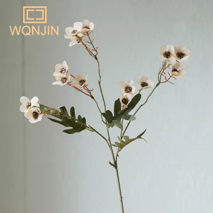 1PC Decoración De Boda Y Hogar Nórdica Retro Con Simulación De Cerezo Artificial Adorno Floral Para Fotografía Propiedades - 1