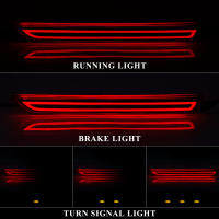 Luz De Reflector Trasero Para Coche Mazda CX-30 CX50 CX-50 2020 2021 2022 Con Señal Dinámica Luz De Freno Advertencia Conducción 12V ABS+LED Rojo - details 1