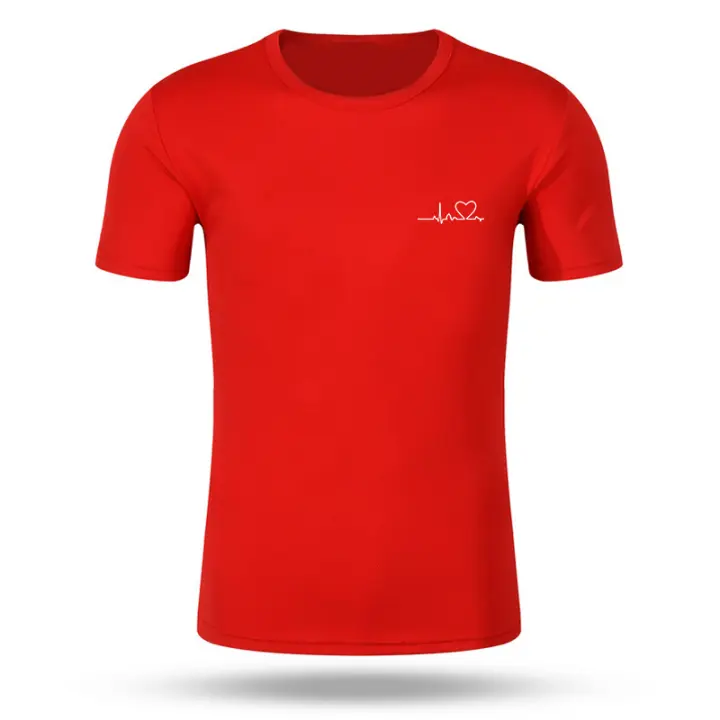 Camiseta De Manga Corta Para Hombre Moda Verano 2024 Casual Rápida Secado O-Neck Pullover Camisetas De Compromiso Diario Para Correr - 1