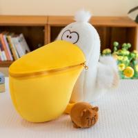 Peluches De Capibara Pelican Big Mouth Bird Muñeco De Peluche Capybara Fluffy Juguete Animal De Dibujos Animados Regalo De Cumpleaños Para Niños Y Adultos - details 0