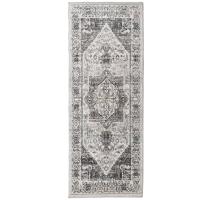 vidaXL Alfombra de interior/exterior diseño vintage ARBIZU 140x200 cm Color Rosa,  Multicolor,  Gris claro y mas Alfombras de área  Alfombra de Piso para Sala de Estar Dormitorio Habitación Salón - details 1