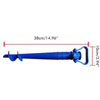LILI HOME ☀️ Pack de 2 Pies de Sombrillas para Playa y Tierra – Fijación Segura y Estable 🌴🏖️ Evita que el viento derribe tu sombrilla con este práctico anclaje enroscable. Y un tamaño compacto (38 cm de largo x 10 cm de diámetro), es - details 2