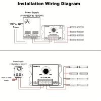 Controlador De Interruptor De Ajuste De Brillo Sin Etapas DC12-24V 30A Para Cadena De Luces LED 3528 5050 COB SMD - details 3