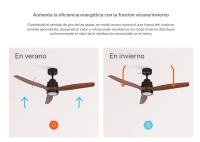 CREATE - Ventilador de techo 40W silencioso Ø132 cm 100% madera - WIND STYLANCE SPECIAL EDITION - details 3