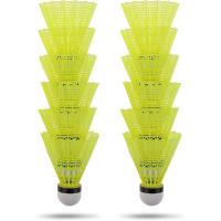 6/12PCS Balones De Bádminton Verdes Portátiles Para Viajes Entrenamiento Deportivo Nylon Suplementos Al Aire Libre - details 0