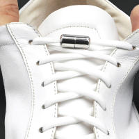 1par De Laces Cierre De Cápulas Metálicas Cierre De Cápula Lazos Para Zapatillas Material De Poliéster Closure De Cápulas Metálicas - details 1