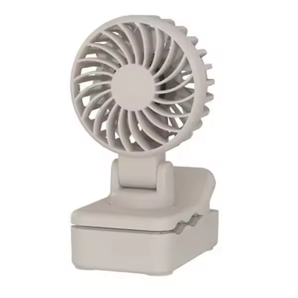 Mini ventilador portátil con clip: ventilador recargable para exteriores, refrigerador de aire con velocidad ajustable - 1