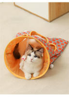 Túnel Plegable Para Gatos Juguete Interactivo Bolsa De Perforación Con Ratoncillo Y Ruido De Papel Juego De Diversion Para Gatos - details 4