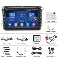 Podofo 8'' Radio de coche Android 2 Din para VW Volkswagen Golf 5 6  Passat B6 B7 Polo Leon TouranJetta Carplay 8+128GB AI Voice WIFI+4G DSP GPS Navegación Multimedia Reproductor de Video - details 27