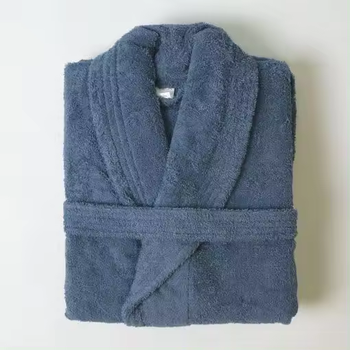 Utilice albornoces rizados de algodón con esponja absorbente para bañarse y ducharse. Tallas S.M,L,XL. Algodón. - 1