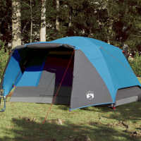 vidaXL Tienda de Campaña con Porche 4 Personas Impermeable Toldo Carpa Color Azul,  Gris y naranja,  Verde y mas - details 0