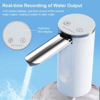 Bomba De Agua Eléctrica Para Botella Recargable Con Pantalla LED Y Dispensador Automático Plegable Para Escritorio Bomba De Agua Con Botón Táctil Y 3 Configuraciones De Cantidad - details 1