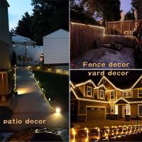 Luz De Cuerda Solar Exterior 12m Con 100 LED 8 Modos Luces De Navidad Para Jardín Piscina Patio Valla Decoración De Año Nuevo - details 10