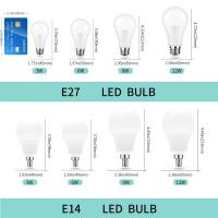 Bombilla LED DC 12V-85V E27/E14 3W-20W Para Decoración De Hogar Y Camping Túneles Bombilla De Lámpara De 6W 9W 12W 15W 18W 20W - details 1