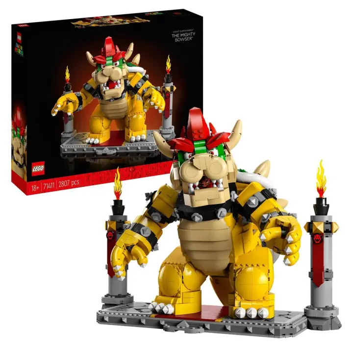LEGO 71411 Super Mario El Poderoso Bowser Kit de construcción (2807 piezas) - 1