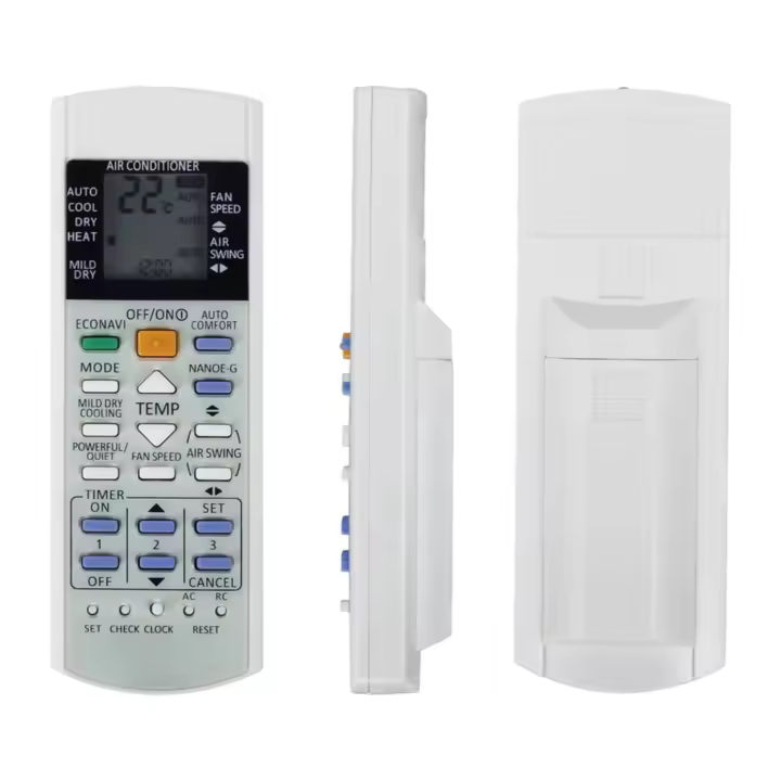 Control Remoto Para Aire Acondicionado Panasonic A75C3300-ECONAVI Compatible Con Modelos A75C3208 A75C3706 A75C3708 KTSX5J A75C3167 - 1