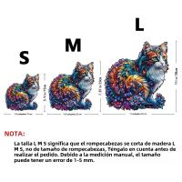 Puzzle De Madera En Forma De Animal Colorido Para Adultos Y Niños Jigsaw Único De Succulentas Sin Químicos De Origen Mainland China - details 4