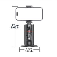 Soporte De Teléfono Móvil Con Rastreo Facial Automático Y Rotación De 360 Grados Soporte Plegable Para Vlog Y Streaming De Vivo Compatible Con Smartphones - details 8