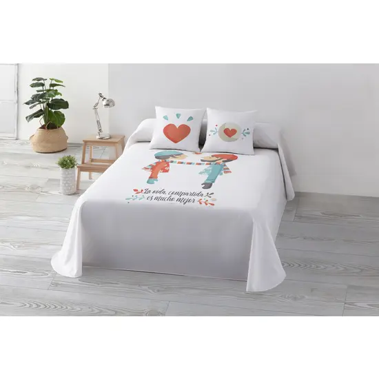 BL BELUM - Colcha Bouti Tamaño 190x270 Tamaño Adecuado - Colcha Bouti Diseño y Estilo junto con Calidad del Material - Colcha Bouti Tacto Extrasuave Sostenibilidad y Producción Ética - Colcha Bouti 100% Made in Spain - 1