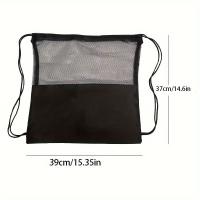 Mochila Deportiva Portátil Para Baloncesto Fútbol Voleibol Bolsa De Red De Malla Para Almacenamiento De Bolas De Deporte Al Aire Libre Viajes Y Gimnasio - details 1
