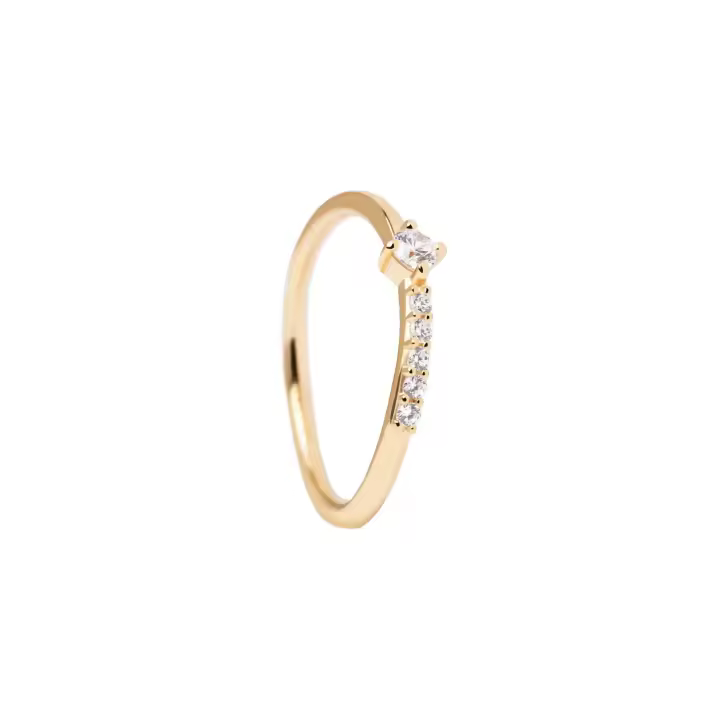 Anillo PDPaola Air Simple Dorado AN01-852-12 - 1