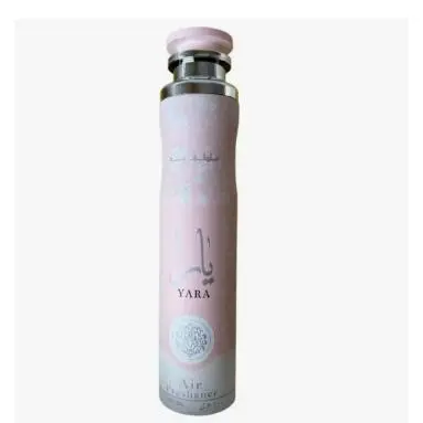 Ambientador Yara rosa 300ml Lattafa,Spray de hogar y textil Ideal para sofá, cama, cojines, tejidos ,Fragancia oriental floral, dulce NOVEDAD - 1