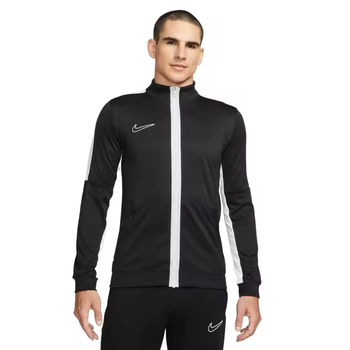Nike- Chaqueta de Chandál Academy Pro, con cierre para hombre, Amarillo fluorescente, Azul y Negra - 1