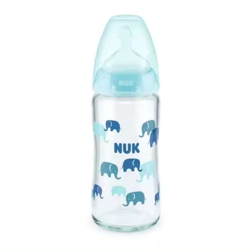 Nuk Biberon Fc+ Tc Cristal 0-6 M Silicona Niño 240 Ml - 1