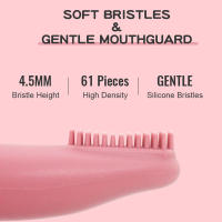 Cepillo De Dientes Para Perros Y Gatos De Silicona No Tóxica Super Suave Para Limpieza De Los Dientes Y Eliminación Del Aliento Malo Herramienta De Limpieza Para Mascotas - details 5