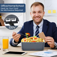 Fiambrera Eléctrica Calentable Coche+Hogar 220V 2L  100W Fiambrera Portátil de Acero Inoxidable Bento Lunchbox Contenedor de Comida Bento Box - details 3
