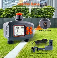 Temporizador De Agua RainSeer 2-Way IP65 Impermeable Con Pantalla LCD Controlador Automático De Sistema De Riego Para Jardín - details 8