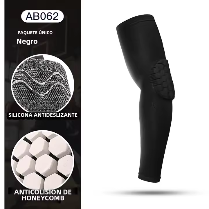 1pc Protección De Codo Deportiva Anti-colisión Con Diseño De Células De Ápice Malla De Protección Para Hombro Y Brazo Para Baloncesto Ciclismo Y Fitness Accesorio Deportivo Para Hombres - 1