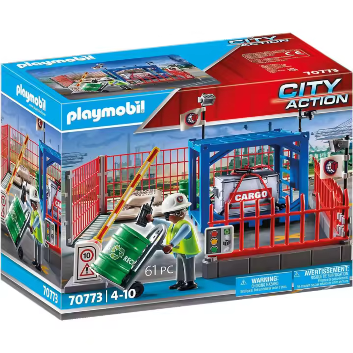 PLAYMOBIL city action, Depósito de Carga (70773) transporte de mercancías y logística - 1