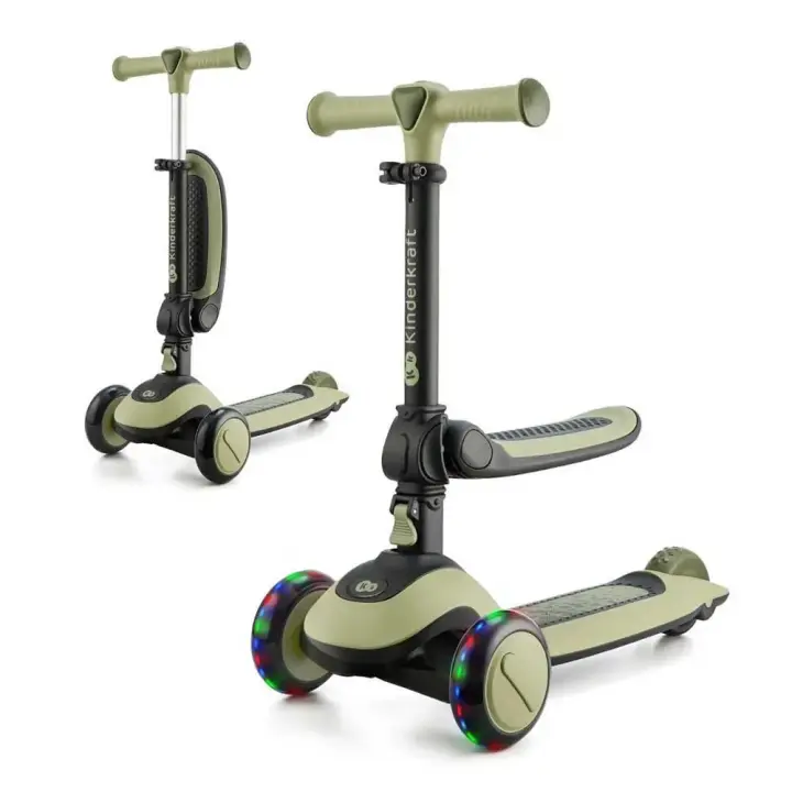 Patinetes Infantil Kinderkraft Patinete Halley Grassland Plateado - 1