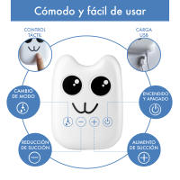Sacaleches Eléctricos portátil, Compatible con Biberón y Contenedor de Leche. Extractor de Leche Portátil de Silicona libre de BPA, Ideal para Madres durante la Lactancia y Maternidad. essential by natural bio pharma - details 0