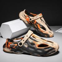 Zapatillas De Hombre Camuflaje Plataforma Exterior Verano Clogs Zapatos Mujer Playa Sandalias Hombre Suaves EVA Interior Casa Slides Amor Flip Flops - details 10