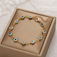 Pulsera Turca De Ojo Azul Para Mal De Ojo Ajustable Para Hombres Y Mujeres Con Hebillas Coloridas De Metal Joyería De La Suerte Para La Riqueza - details 1