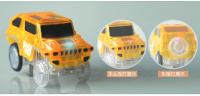 Coche De Rail DIY De Alta Velocidad Con Luz Eléctrica Juguetes Educativos Para Niños Material ABS Batería AA No Incluida - details 7