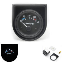 Gauge De Agua Y Aceite Negro 52MM Para Coche Con Soporte De Pod Holder Medidor De Nivel De Combustible Y Presión De Aceite - details 1