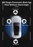 Cámara Panorámica 360° AHD1080P HD Para Coche Accesorios Para Radio Multimedia Android Visión Rear / Front / Left / Right - details 3