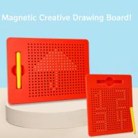 Tablero De Dibujo Magnético Para Niños Con Pluma Magnética Y Tabla De Borrado Educativo Juguetes Para Aprendizaje De Dibujo Regalo Para Niños - details 0