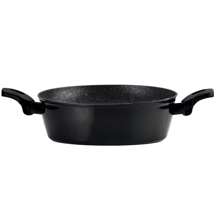Fagor Vivant - Tartera Negra 24cm, Aluminio Forjado, Todo Tipo de Cocina, Inducción, Mango Ergonómico, Antiadherente Bicapa, Libre de PFOA/PFTE - 1