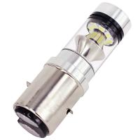 Bombilla De Faro LED Para Motocicleta Universal Doble Agarre Alta Potencia H6 BA20D 20led Luz Blanca 12V-24V Fuente De Luz LED - details 3