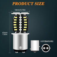 Luz De Freno LED Estroboscópica 1157 BAY15D 64SMD DRL Luz De Señal De Giro Para Coche Y Motocicleta Luz Trasera De Parqueo Con Flash De Agua - details 6