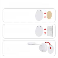 Lámpara De Pared LED Con Sensor De Movimiento 180° Rotación Luz Nocturna De 3 Niveles De Brillo Para Estudio Pasillo Camping Decoración Artística - details 5