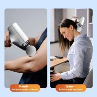 Pistola de masaje de tejido profundo, masajeador muscular de impacto fuerte, 6 marchas ajustables, pistola de masaje C y mini, para masaje físico, alivio del dolor, recuperación del fitness - details 0
