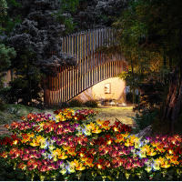 Lámpara Solar De Orquídea Con 7 Cabezas Para Jardín Exterior Decorativa LED Para Patio De Casa Luces Para Atril Y Calle Decoración De Navidad - details 2