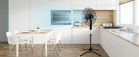Aigostar Ventilador de Pie Silencioso con 7 aspas, diámetro 43 cm, oscilación de 70°, 3 velocidades y altura ajustable de 108 a 130 cm. Ideal para dormir. - details 9
